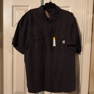 Carhartt Gray Chambray Short Sleeve Shirt